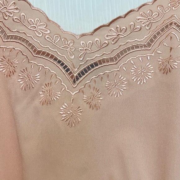 Express Pink Lace Trim Chemise - Picture 5 of 6